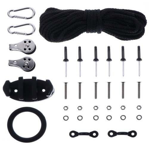 Kayak anchor trolley system - trolley,