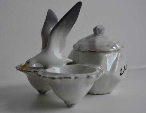 Ancien moutardier mouette - ancien,
