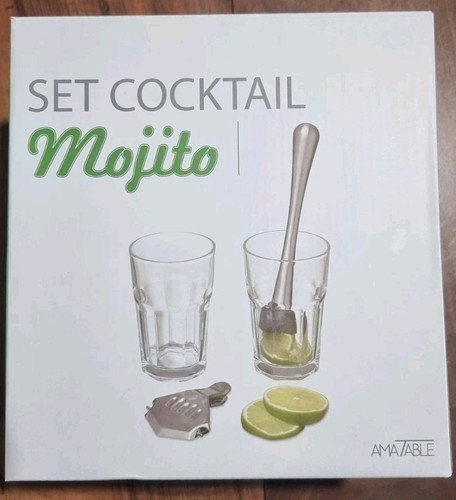 Set cocktail mojito 2 verres - set,