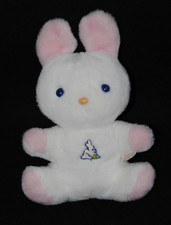 Peluche doudou lapin vintage