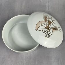 Boite bonbonnière en porcelaine de LIMOGES THARAUD Diam. ~11cm