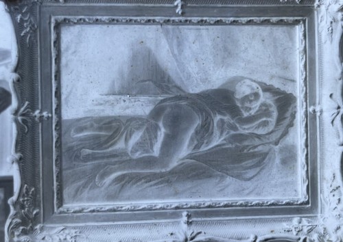Plaque verre photographie - verre,
