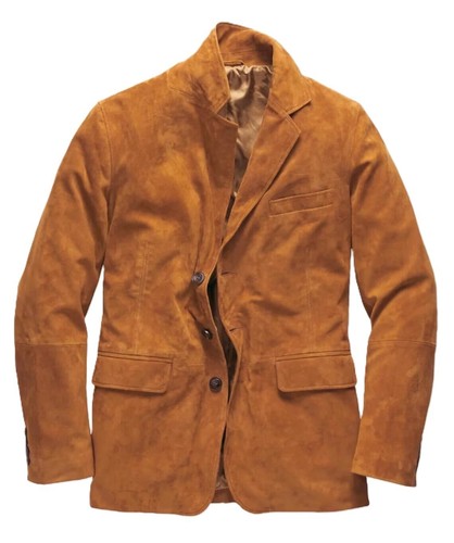 Blazer homme cuir marron - , 100%