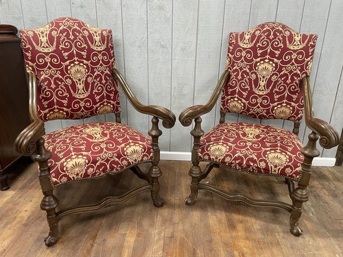 Pair louis xiv - pair, bergere