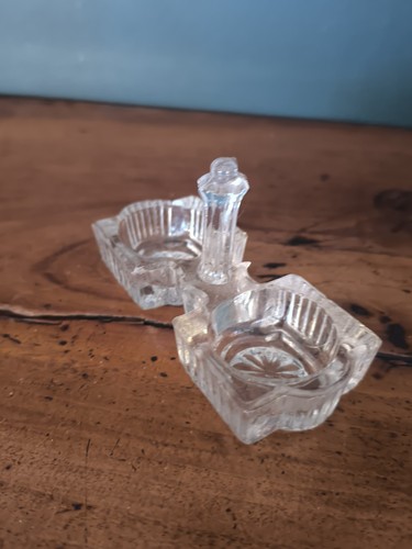 Ancien saleron verre - ancien,