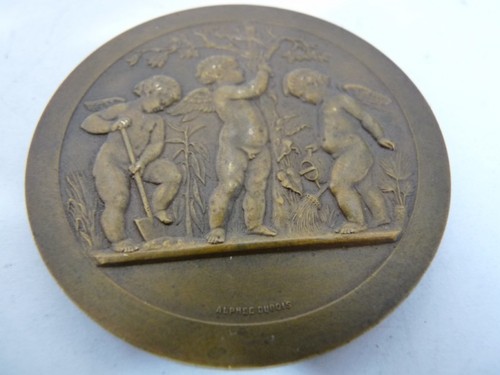 Médaille bronze anges