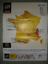 TOUR DE FRANCE 2018 Carte murale 80 x 60