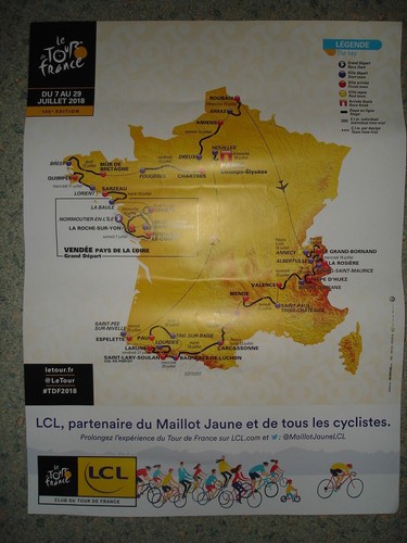 Tour france 2018 carte - 2018,