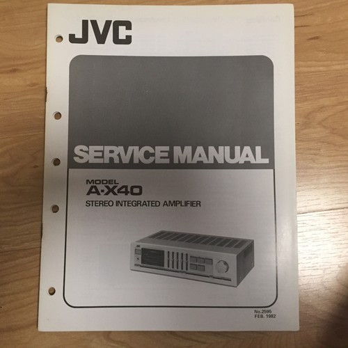 Original jvc service manual - jvc,