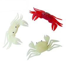 1pcs PVC P??che Crabes Souple