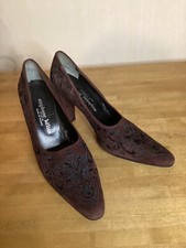 escarpins 6,5 39,5 Cuir nubuck Brodé 10´cm De Talon Stephane Kelian