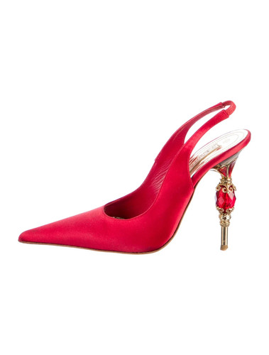 Gianmarco lorenzi red satin - gianmarco,