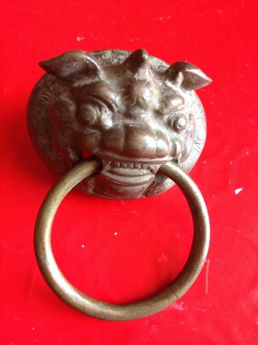 Antique chinese animal head - chinese,