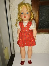 Ancienne jolie poupée en composition système bruiteur 38 cm