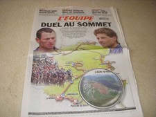 EQUIPE 18023 24.10.2003 CYCLISME CARTE TdF 2003 RUGBY MICHALAK DOPAGE STEROIDE