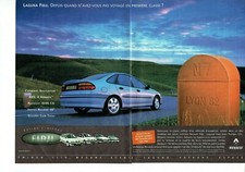 Publicité Advertising 099  1999   Renault série limitée Fidji  twingo Clio  (2p 