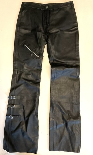 Pantalon cuir noir - pantalon,
