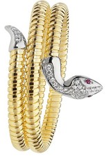 Bracelet manchette serpent