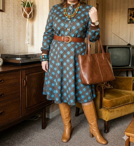Chic vintage robe taille - chic,