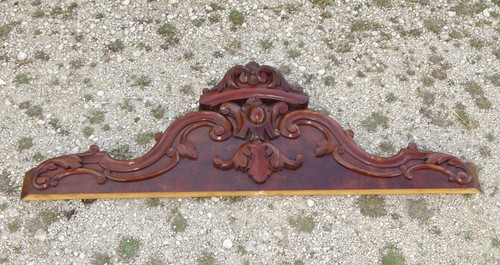 Joli ancien fronton placage - fronton,