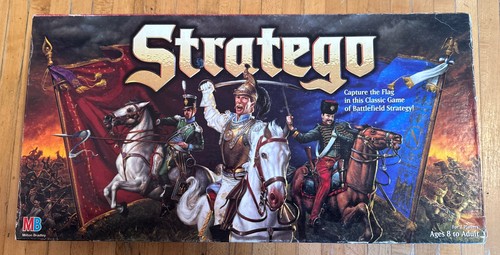 1996 stratego board game - board,