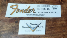 FENDER stratocaster 64 HEADSTOCK LOGO TETE DE GUITARE FENDER STRATOCASTER 64