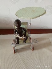 poupée poussette miniature avec poupon