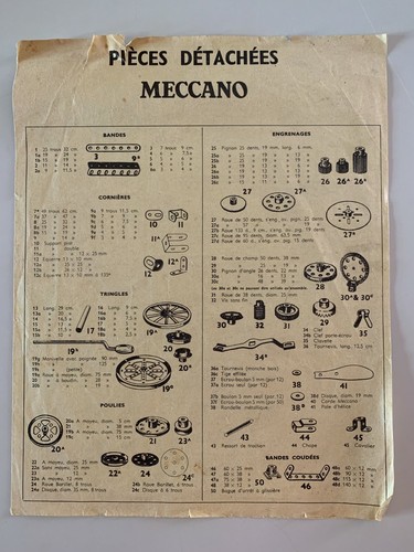Ancien depliant pieces - ancien,