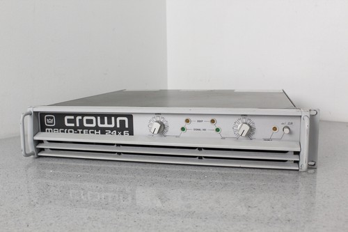 Crown macro tech 24x6 - crown, macro-tech