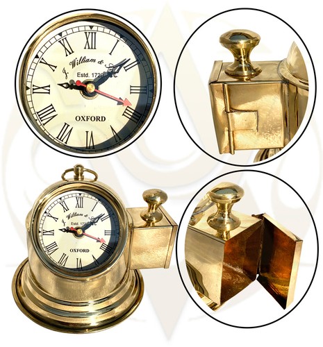 Antique bureau montre laiton - antique,