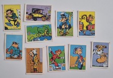 RARE 10 CARTES VIGNETTES BP 1972 GASTON LAGAFFE SPIROU GUUST - TBE - COMPLET
