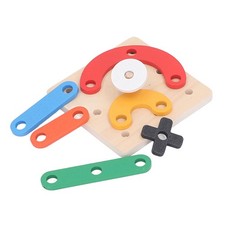 Wooden Building Block Colorful