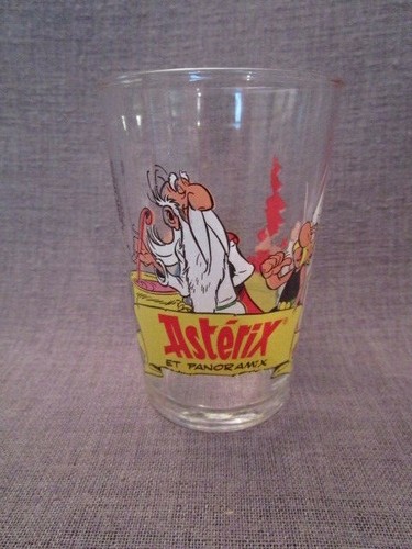 Verre moutarde illustré - verre, "
