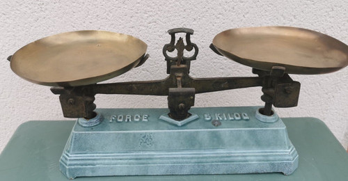 Balance ancienne type roberval - balance,