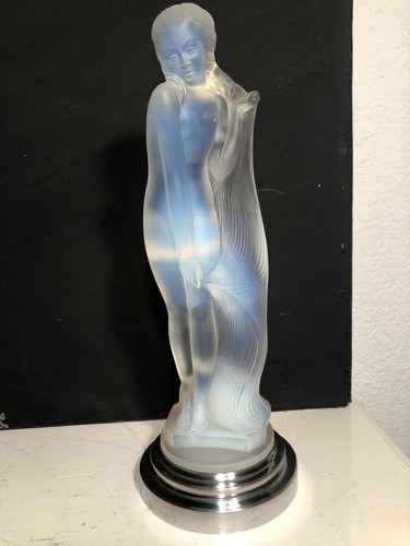 Statuette verre opalescent - en,