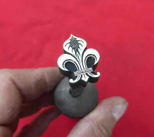 Fleuron fer dorer outil - fleuron,