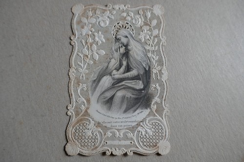 Canivet ancien image pieuse - canivet,