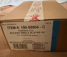 Case de 36 blister cartes