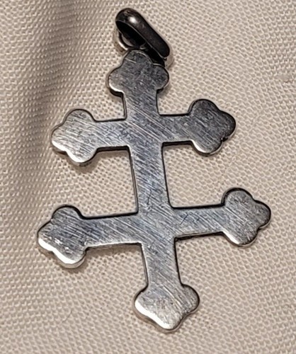 Ancien bijou pendentif - pendentif, croix