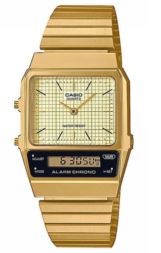 Casio montre doré analogique - doré,
