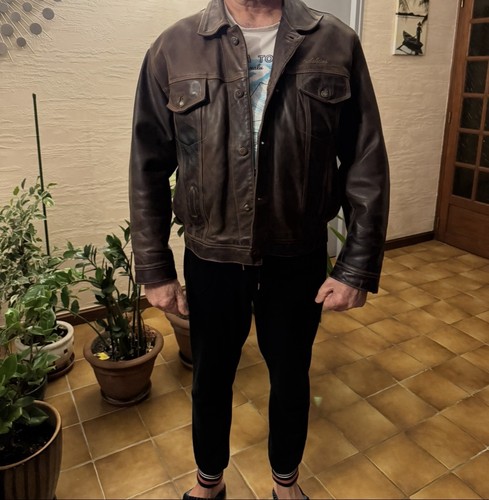 Blouson cuir véritable - blouson,