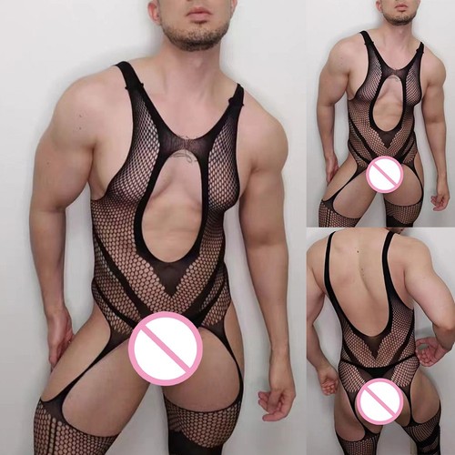 Body résille homme séduisant