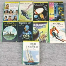 Lot De 9 Livres Bibliothèque Verte Ancien Hachette Mixe Livre  Garçon Filles 