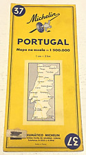 Carte MICHELIN N° 37 : Portugal - 1960  - Bel Etat