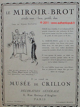 Publicite miroir brot - publicite,