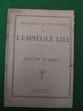BD   L espiègle  LILI  "   LILI  EN  PENSION " 3e  Série  de 1926