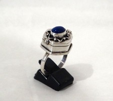 Bague à poison en argent 925