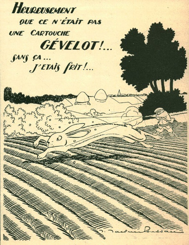 Publicité ancienne cartouche