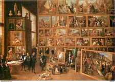 Art - Peinture - David Teniers - L'archeveque Léopold Guillaume contemplant les
