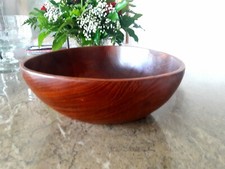 DESIGN SCANDINAVE 1970 spectaculaire coupe bois massif style Finn Juhl